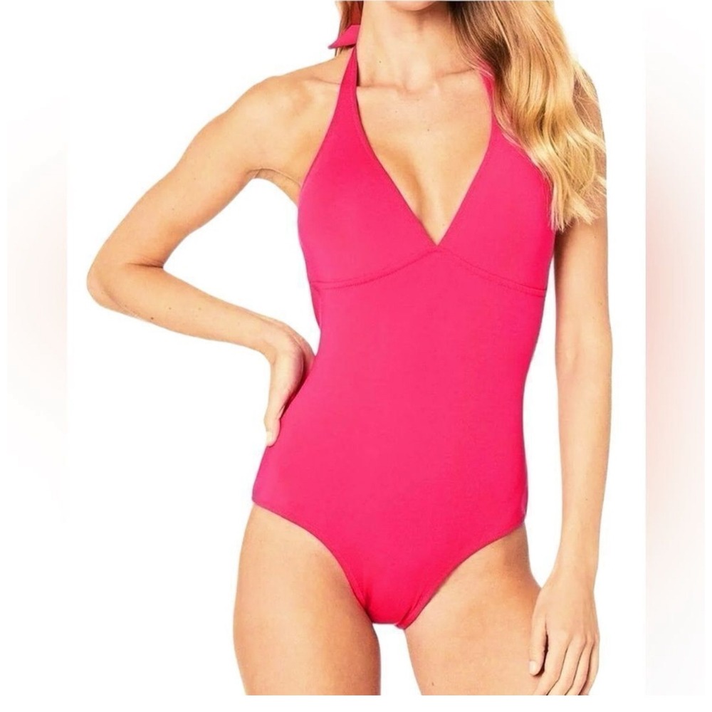 Vilebrequin Women
1 piece Groseille Halter Top Bright Pink Swim
Size M